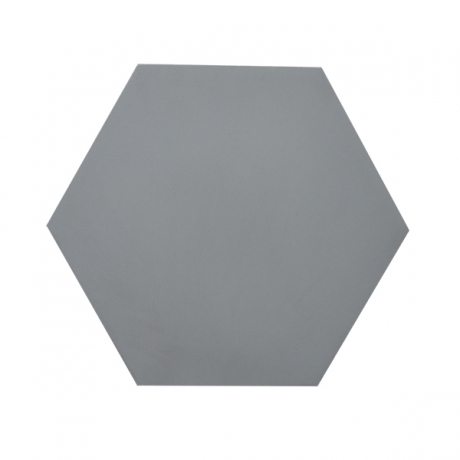 Gạch lục giác trơn màu trắng